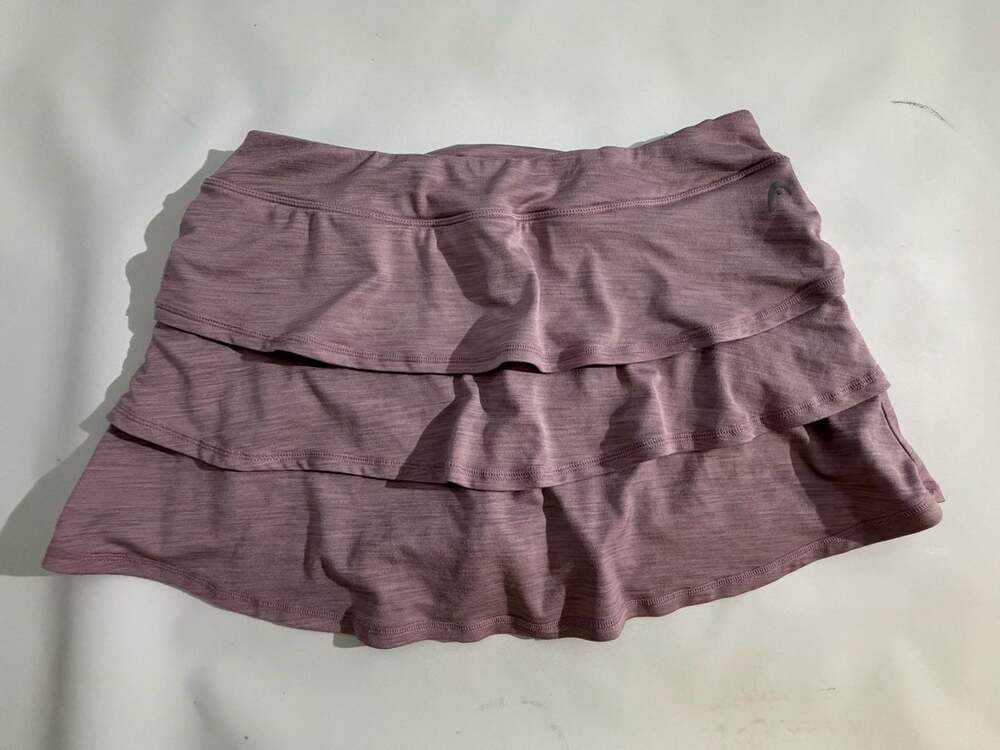 Mauve Purple Athletic Tennis Skirt Skort High Waist Womens L